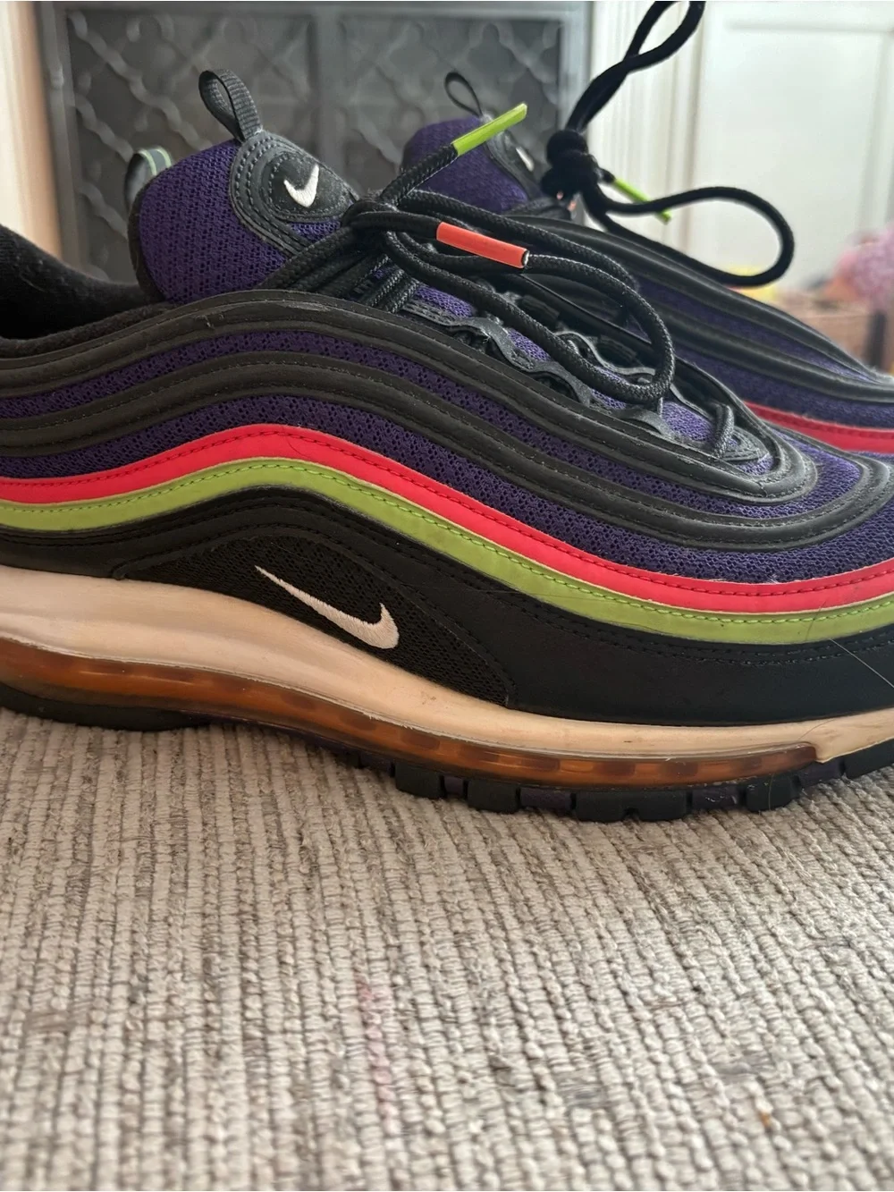 Men’s Nike air max rainbow running sneakers
